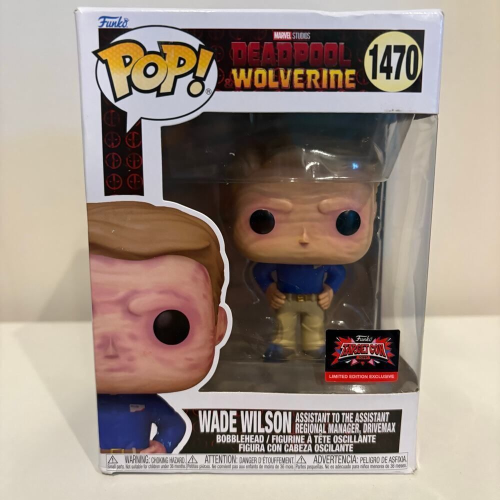 Marvel Deadpool Wolverine Wade Wilson Funko Pop 1470